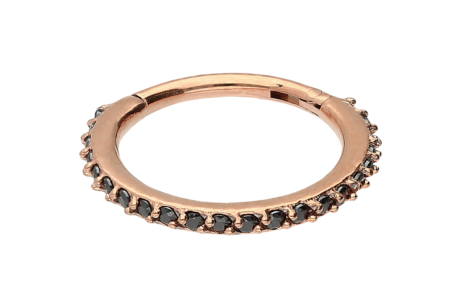 Chirurgenstahl Segmentring Clicker Piercing EINGEFASSTE KRISTALLE ++SALE++